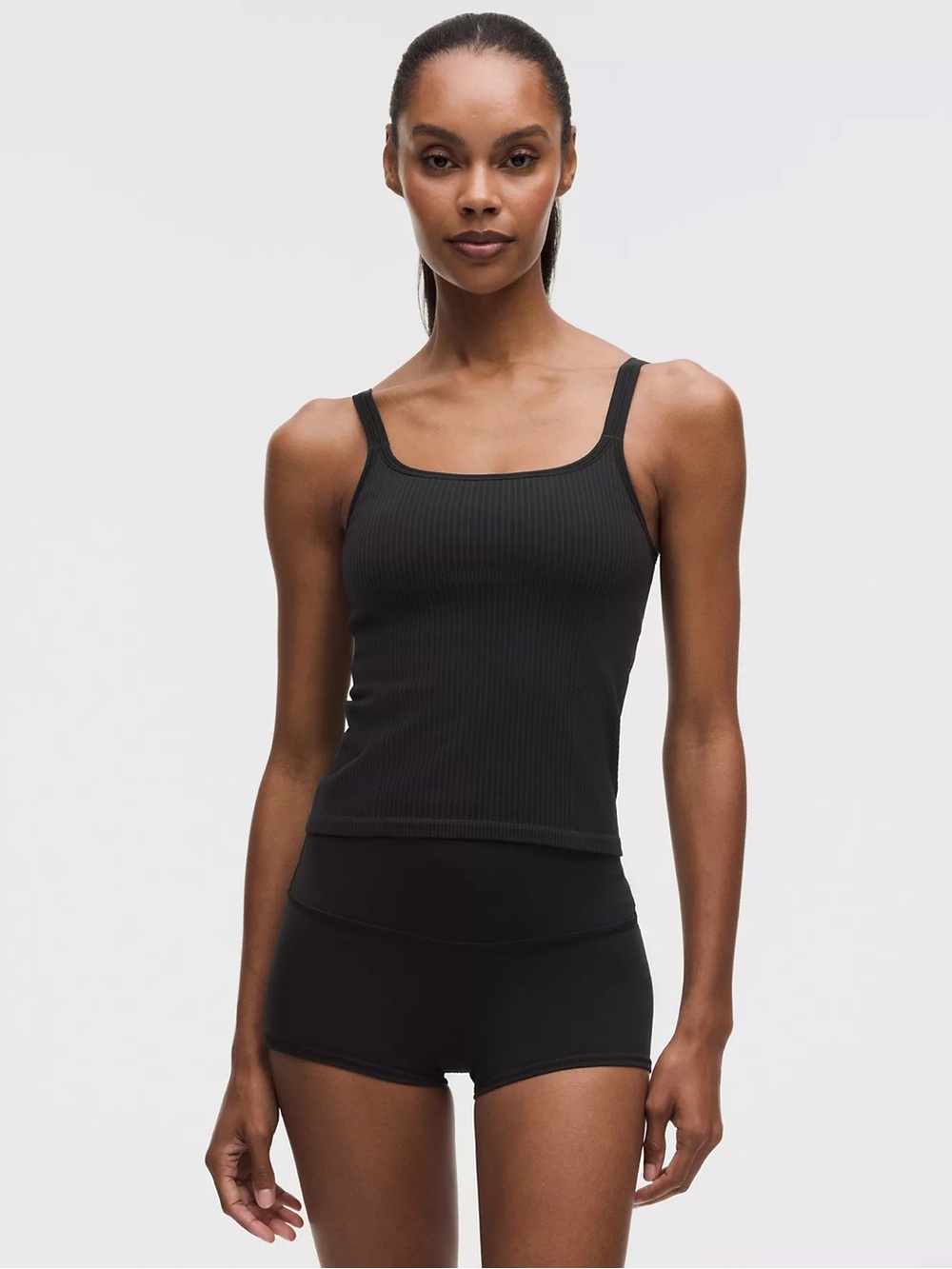 Lululemon Ebb to Street Scoop Cropped tank B/C Size 10
